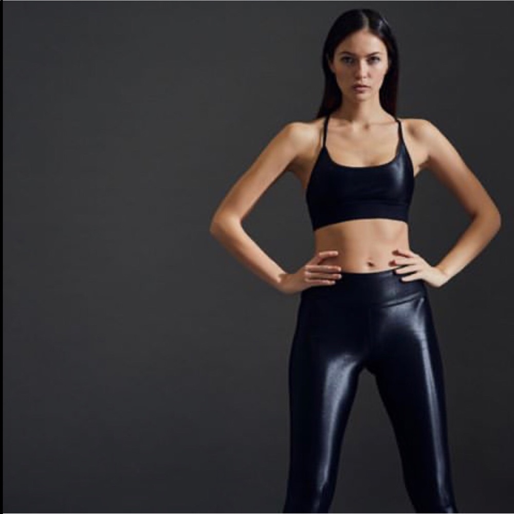 Liquid Black Gloss 7/8 Leggingb